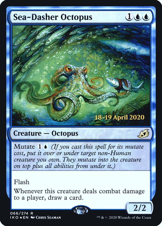Sea-Dasher Octopus  [Ikoria: Lair of Behemoths Prerelease Promos] | Sanctuary Gaming