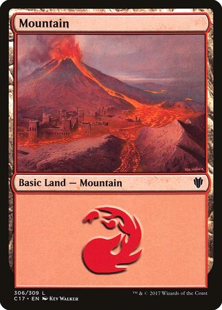 Mountain (306) [Commander 2017] | Sanctuary Gaming