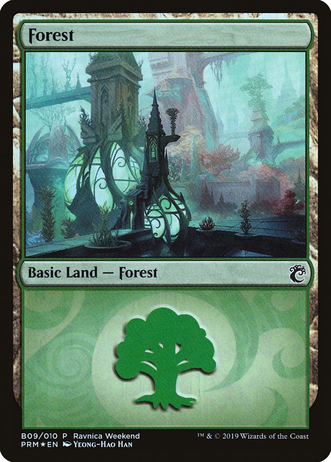 Forest (B09) [Ravnica Allegiance Guild Kit] | Sanctuary Gaming