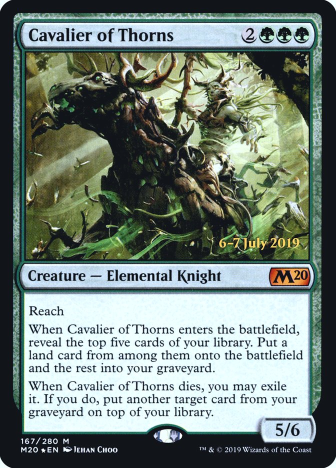 Cavalier of Thorns  [Core Set 2020 Prerelease Promos] | Sanctuary Gaming