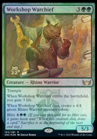 Workshop Warchief [Streets of New Capenna Prerelease Promos] | Sanctuary Gaming