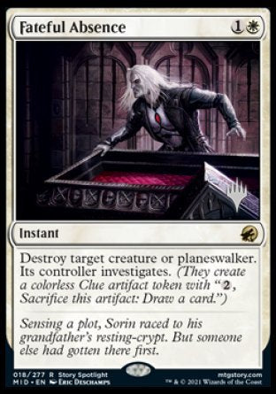 Fateful Absence (Promo Pack) [Innistrad: Midnight Hunt Promos] | Sanctuary Gaming