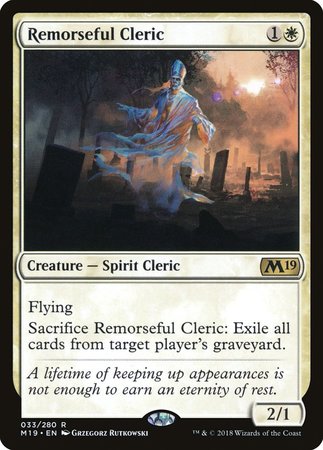 Remorseful Cleric [Core Set 2019] | Sanctuary Gaming