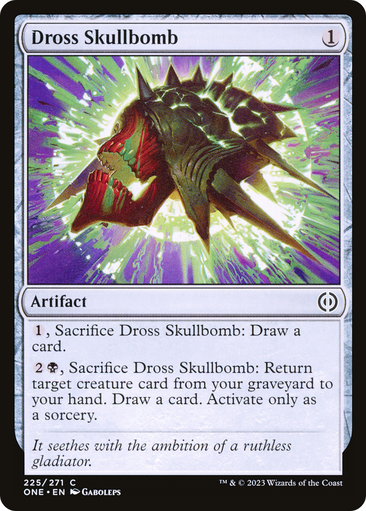 Dross Skullbomb [Phyrexia: All Will Be One] | Sanctuary Gaming