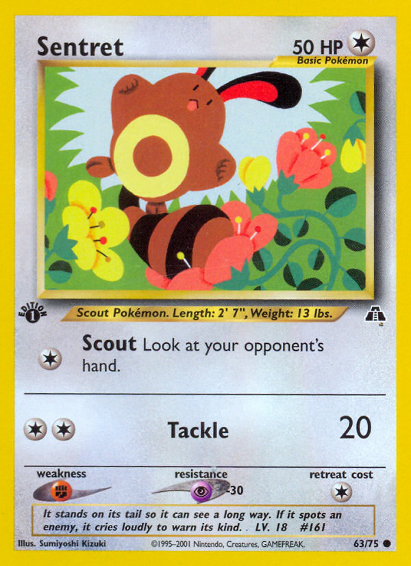 Sentret (63/75) [Neo Discovery 1st Edition] | Sanctuary Gaming
