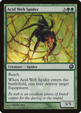 Acid Web Spider [Scars of Mirrodin] | Sanctuary Gaming