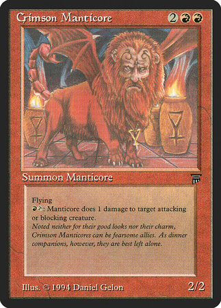 Crimson Manticore [Legends] | Sanctuary Gaming