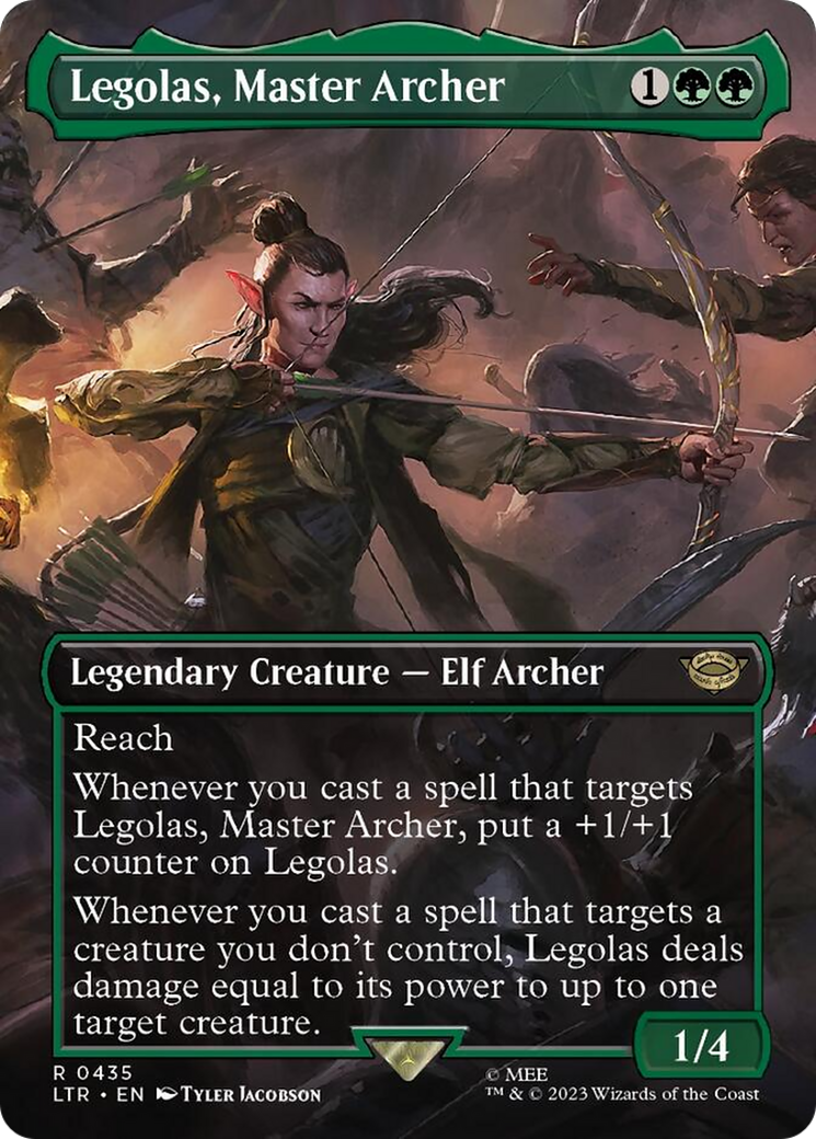 Legolas, Master Archer (Borderless Alternate Art) [The Lord of the Rings: Tales of Middle-Earth] | Sanctuary Gaming
