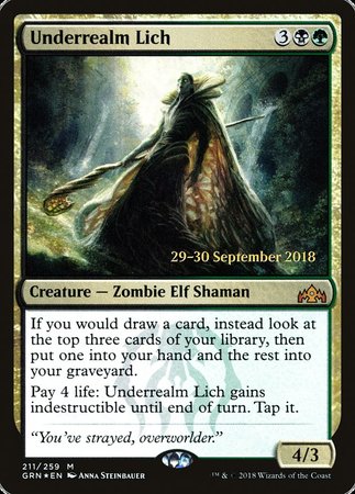 Underrealm Lich [Guilds of Ravnica Promos] | Sanctuary Gaming