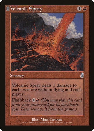 Volcanic Spray [Odyssey] | Sanctuary Gaming