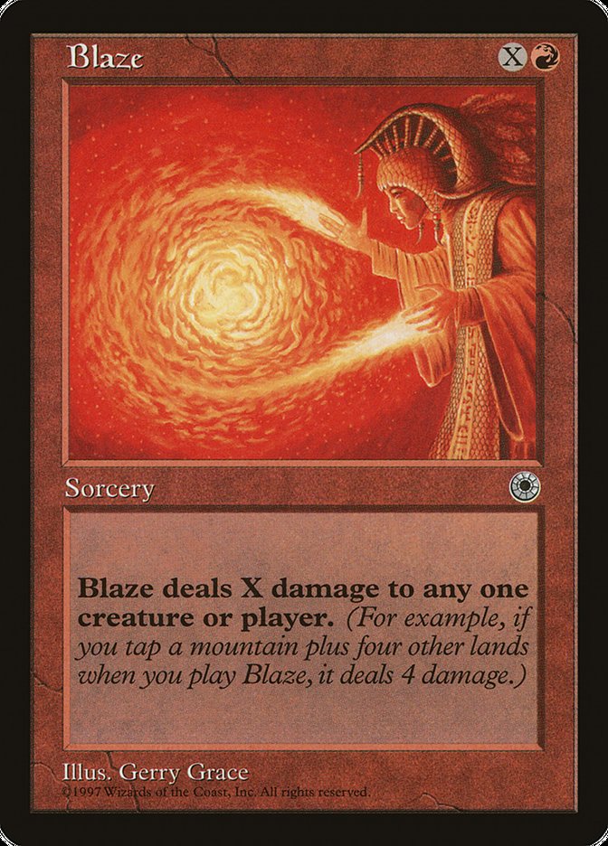 Blaze (No Flavor Text) [Portal] | Sanctuary Gaming