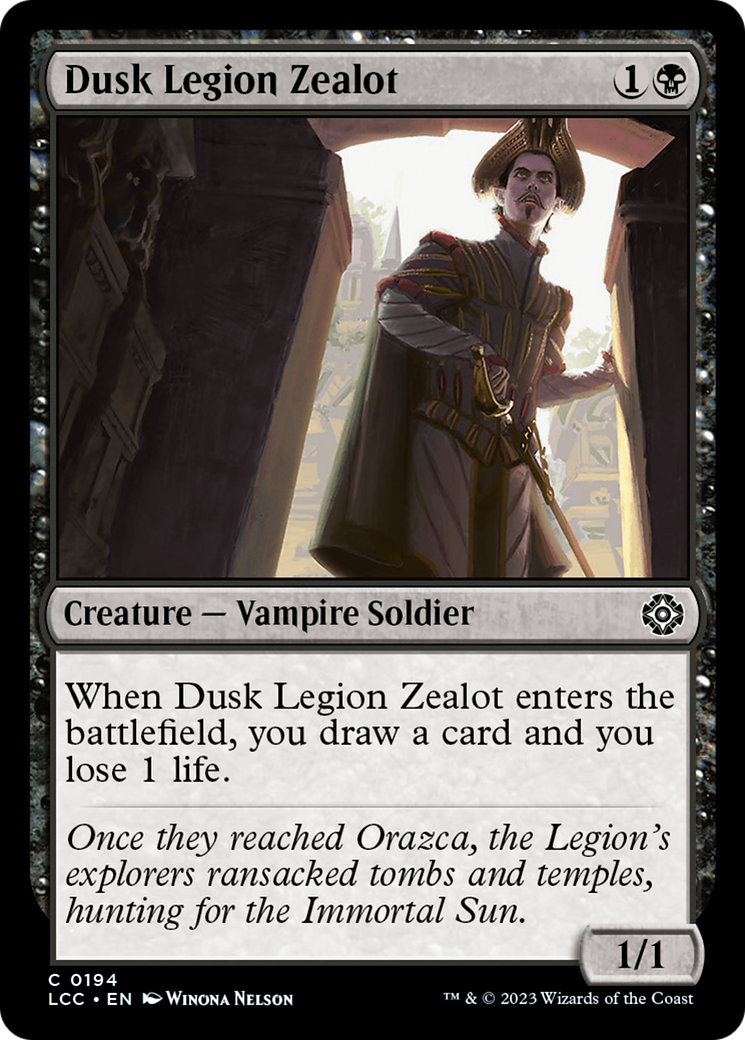 Dusk Legion Zealot [The Lost Caverns of Ixalan Commander] | Sanctuary Gaming