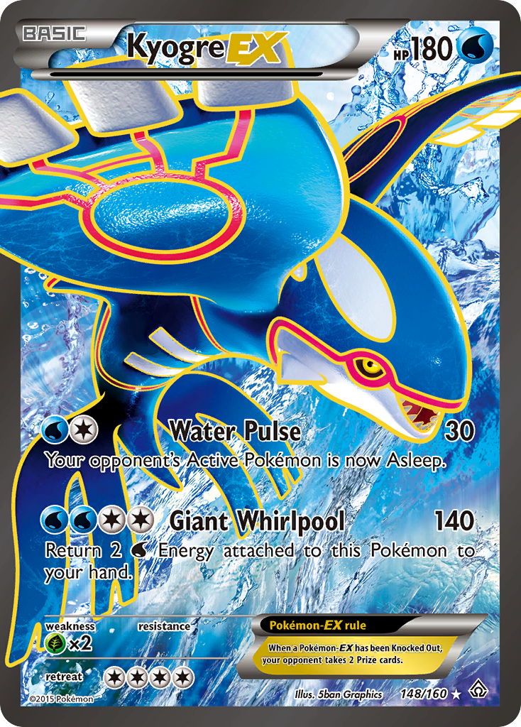 Kyogre EX (148/160) [XY: Primal Clash] | Sanctuary Gaming