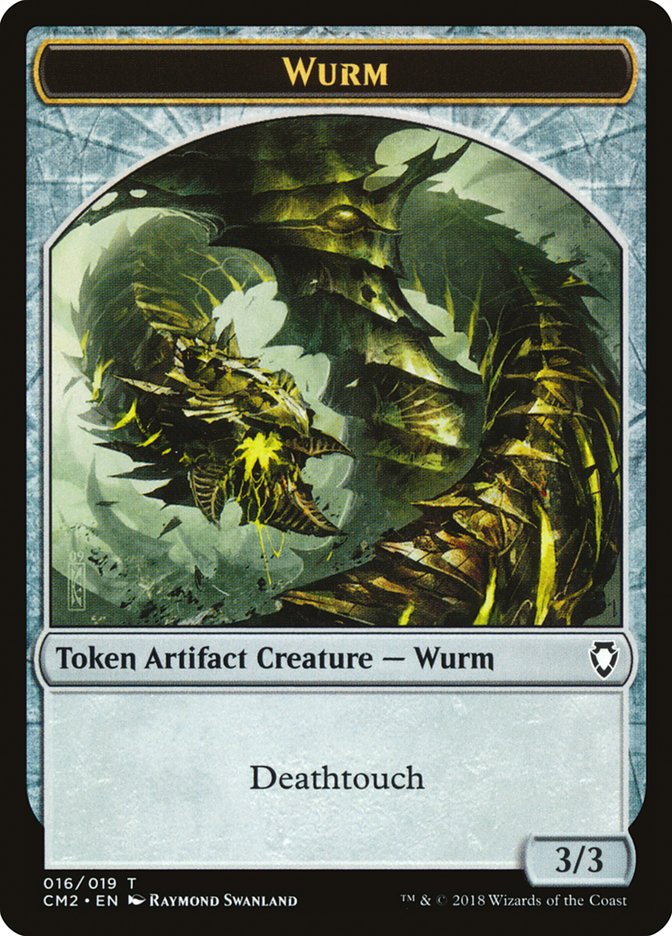 Wurm (Deathtouch) [Commander Anthology Volume II Tokens] | Sanctuary Gaming