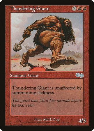 Thundering Giant [Urza's Saga] | Sanctuary Gaming