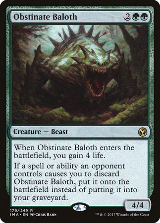 Obstinate Baloth [Iconic Masters] | Sanctuary Gaming