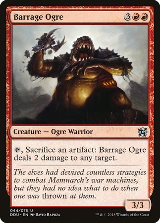 Barrage Ogre [Duel Decks: Elves vs. Inventors] | Sanctuary Gaming