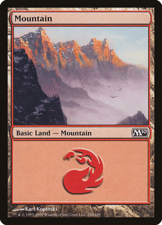 Mountain (244) [Magic 2010] | Sanctuary Gaming