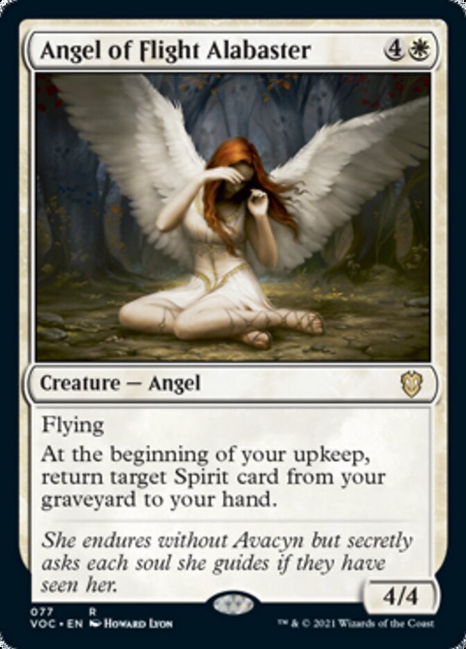 Angel of Flight Alabaster [Innistrad: Crimson Vow Commander] | Sanctuary Gaming