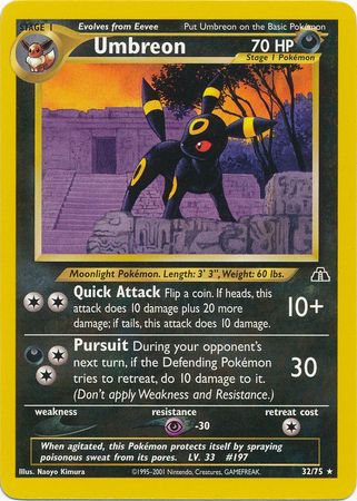 Umbreon (32/75) [Neo Discovery Unlimited] | Sanctuary Gaming
