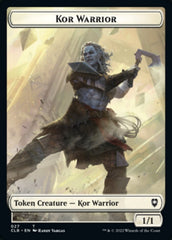 Kor Warrior // Shapeshifter (023) Double-sided Token [Commander Legends: Battle for Baldur's Gate Tokens] | Sanctuary Gaming