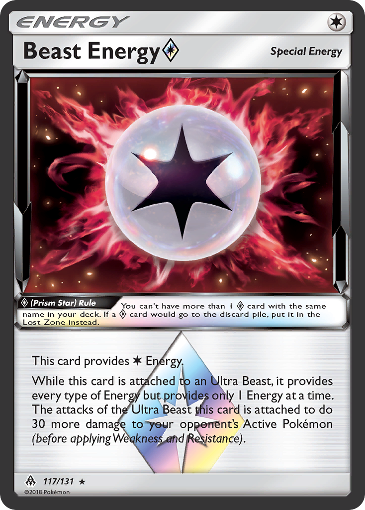 Beast Energy (117/131) (Prism Star) [Sun & Moon: Forbidden Light] | Sanctuary Gaming