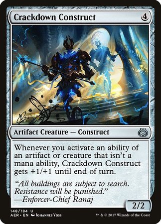 Crackdown Construct [Aether Revolt] | Sanctuary Gaming