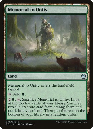 Memorial to Unity [Dominaria] | Sanctuary Gaming