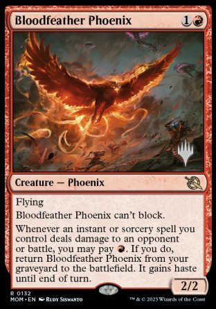 Bloodfeather Phoenix (Promo Pack) [March of the Machine Promos] | Sanctuary Gaming