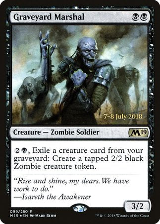 Graveyard Marshal [Core Set 2019 Promos] | Sanctuary Gaming