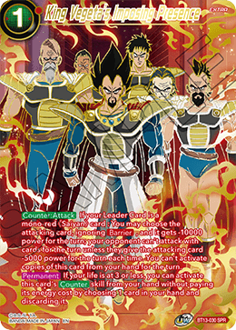 King Vegeta's Imposing Presence (Special Rare) [BT13-030] | Sanctuary Gaming