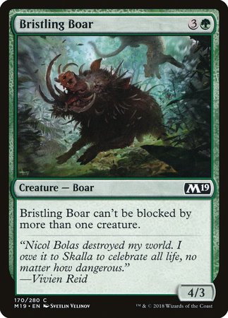 Bristling Boar [Core Set 2019] | Sanctuary Gaming