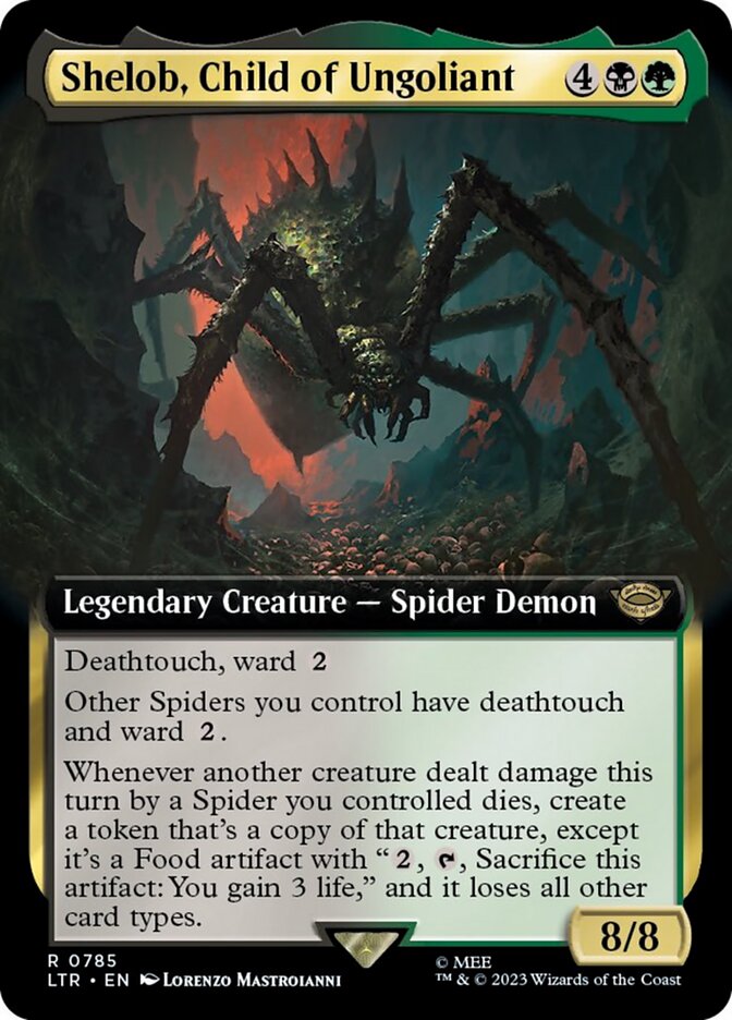 Shelob, Child of Ungoliant (Extended Art) (Surge Foil) [The Lord of the Rings: Tales of Middle-Earth] | Sanctuary Gaming