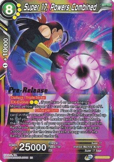 Super 17, Powers Combined (BT14-112) [Cross Spirits Prerelease Promos] | Sanctuary Gaming