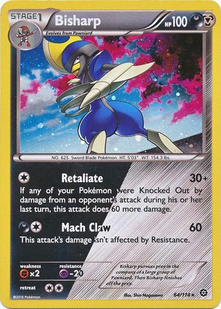 Bisharp (64/114) (Cosmos Holo) [XY: Steam Siege] | Sanctuary Gaming