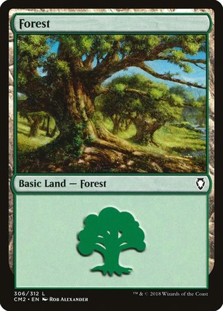 Forest (306) [Commander Anthology Volume II] | Sanctuary Gaming