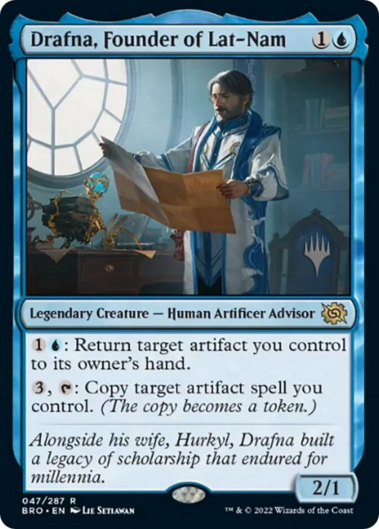 Drafna, Founder of Lat-Nam (Promo Pack) [The Brothers' War Promos] | Sanctuary Gaming