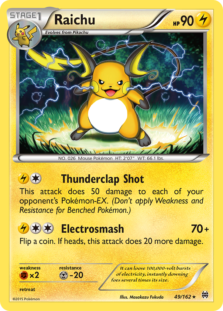 Raichu (49/162) [XY: BREAKthrough] | Sanctuary Gaming