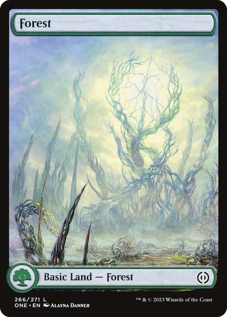 Forest (266) (Full-Art) [Phyrexia: All Will Be One] | Sanctuary Gaming