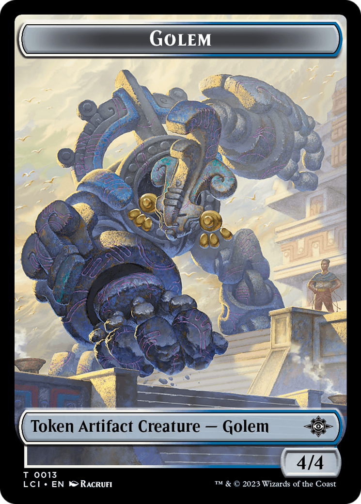 Gnome // Golem Double-Sided Token [The Lost Caverns of Ixalan Tokens] | Sanctuary Gaming