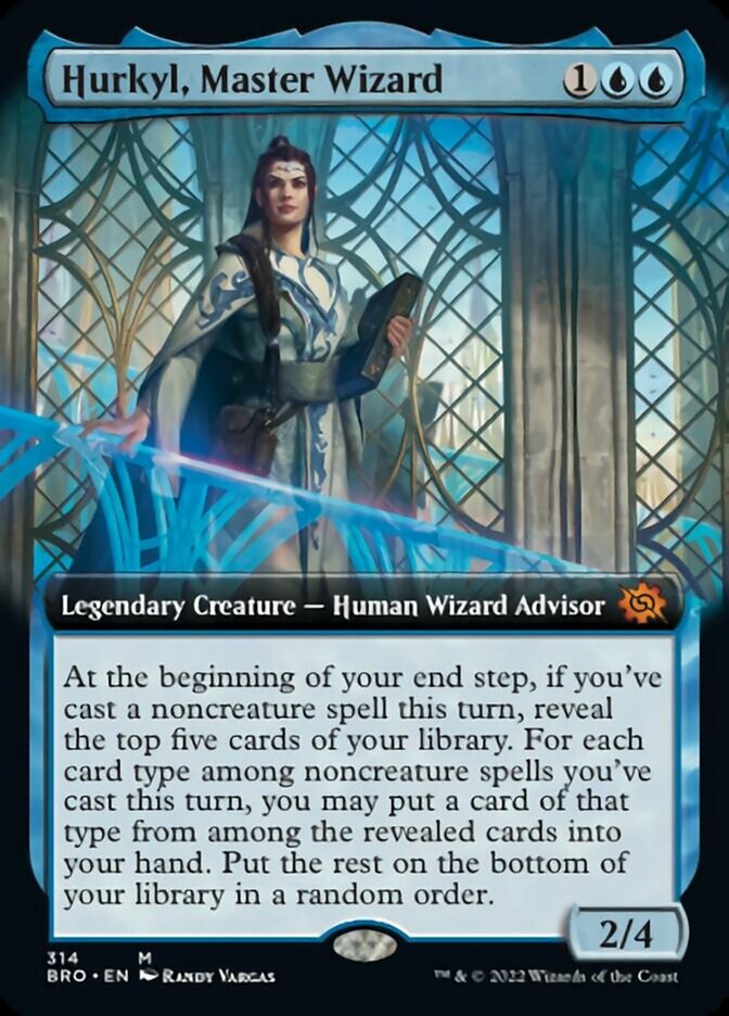Hurkyl, Master Wizard (Extended Art) [The Brothers' War] | Sanctuary Gaming