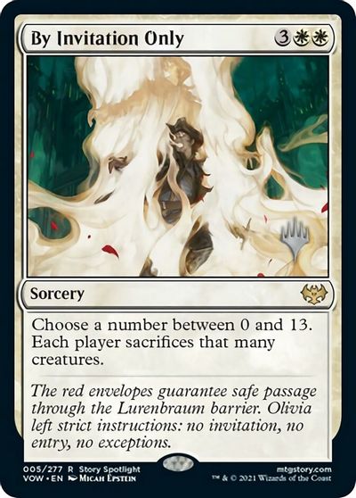 By Invitation Only (Promo Pack) [Innistrad: Crimson Vow Promo Pack] | Sanctuary Gaming