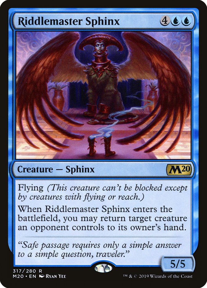 Riddlemaster Sphinx [Core Set 2020] | Sanctuary Gaming