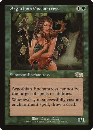 Argothian Enchantress [Urza's Saga] | Sanctuary Gaming