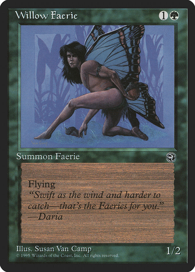 Willow Faerie (Daria Flavor Text) [Homelands] | Sanctuary Gaming