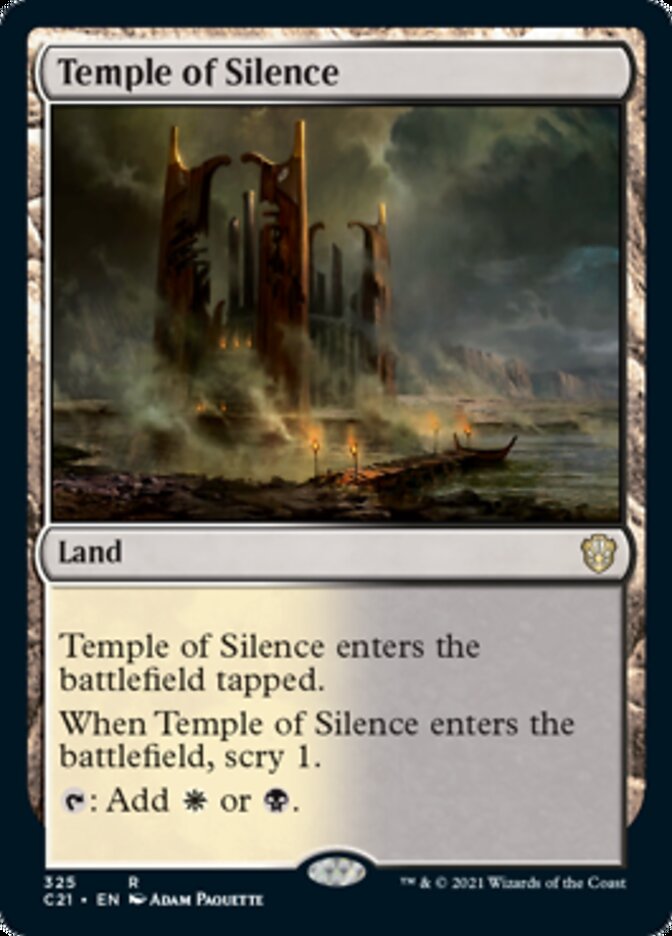 Temple of Silence [Commander 2021] | Sanctuary Gaming