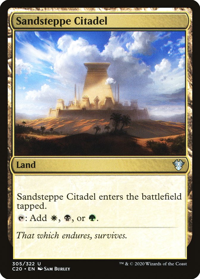 Sandsteppe Citadel [Commander 2020] | Sanctuary Gaming