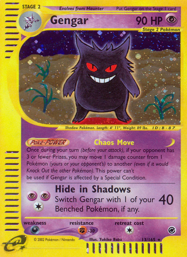 Gengar (13/165) [Expedition: Base Set] | Sanctuary Gaming