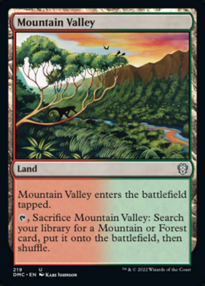 Mountain Valley [Dominaria United Commander] | Sanctuary Gaming