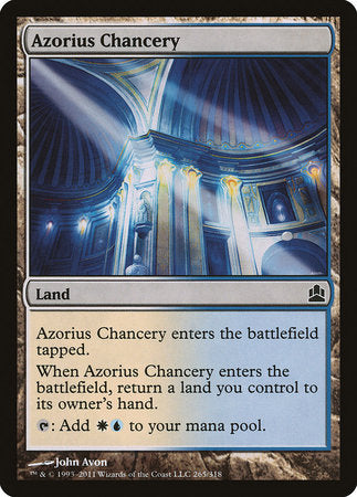 Azorius Chancery [Commander 2011] | Sanctuary Gaming